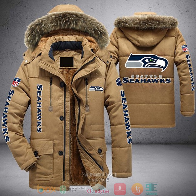 NEW Seattle Seahawks 3D Parka Jacket 4 NEW Seattle Seahawks 3D Parka Jacket word1