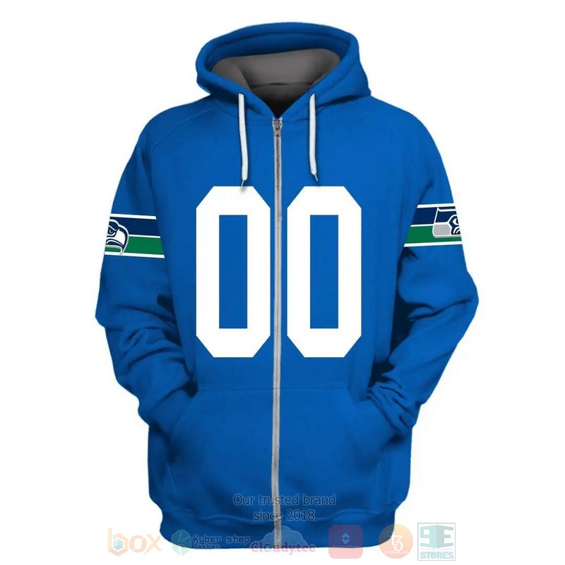 BEST NFL Seattle Seahawks Personalized All Over Print 3D Hoodie, Shirt word2