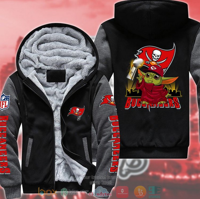 NEW Tampa Bay Buccaneers Baby Yoda LIV 3D Fleece Hoodie 2 NEW Tampa Bay Buccaneers Baby Yoda LIV 3D Fleece Hoodie word2