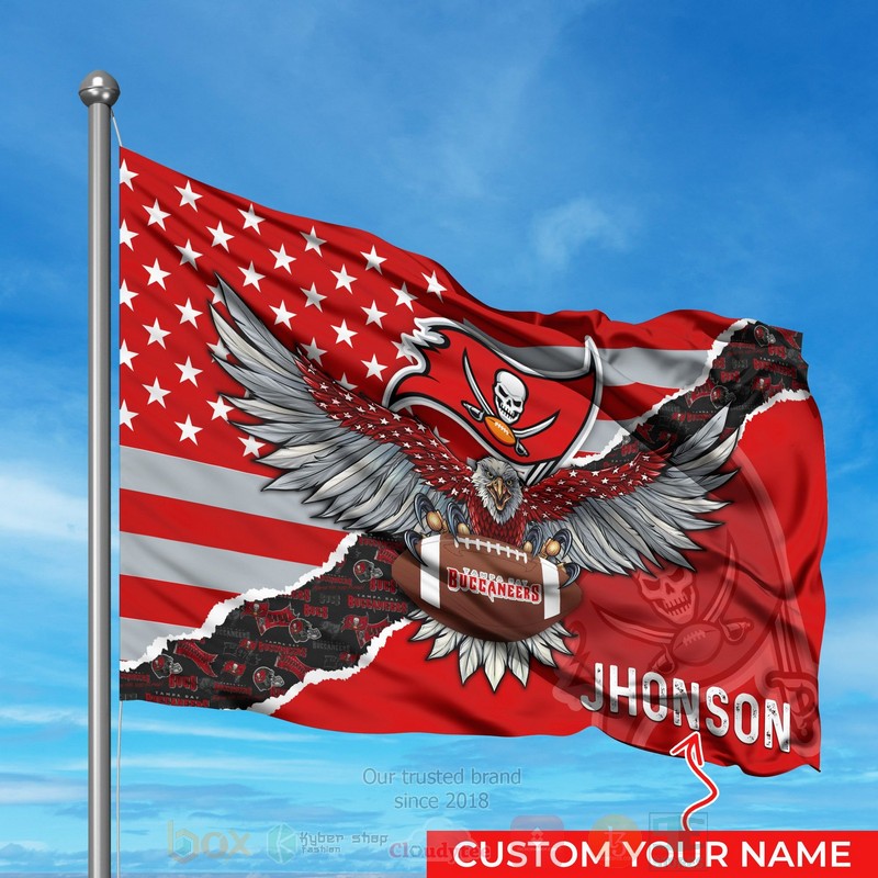BEST NFL Tampa Bay Buccaneers Custom Name Luxury Flag word3
