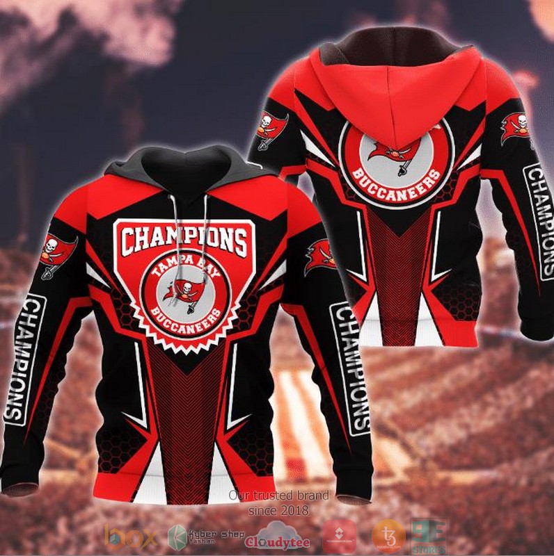 NEW Tampa Bay Buccaneers Logo Champions 3D Hoodie 1 NEW Tampa Bay Buccaneers Logo Champions 3D Hoodie word2