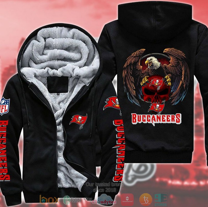 NEW Tampa Bay Buccaneers Logo Eagle Skull 3D Fleece Hoodie 1 NEW Tampa Bay Buccaneers Logo Eagle Skull 3D Fleece Hoodie word2