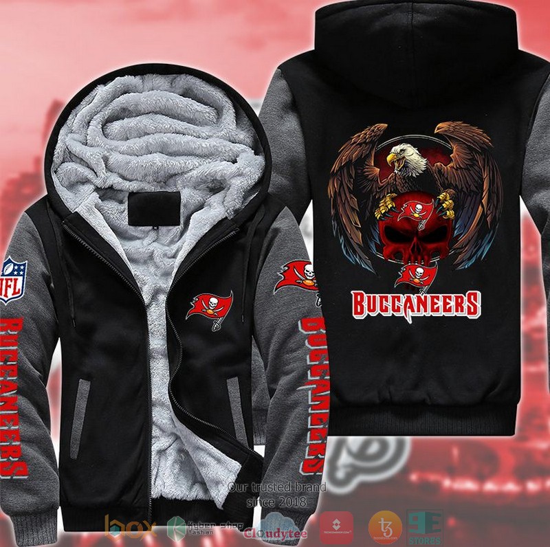 NEW Tampa Bay Buccaneers Logo Eagle Skull 3D Fleece Hoodie 2 NEW Tampa Bay Buccaneers Logo Eagle Skull 3D Fleece Hoodie word2