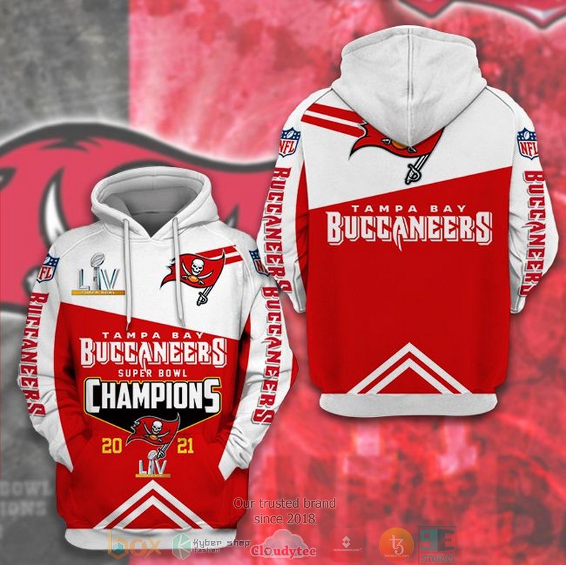 NEW Tampa Bay Buccaneers Super Bowl LIV Champions 2021 3D Hoodie 3 NEW Tampa Bay Buccaneers Super Bowl LIV Champions 2021 3D Hoodie word1