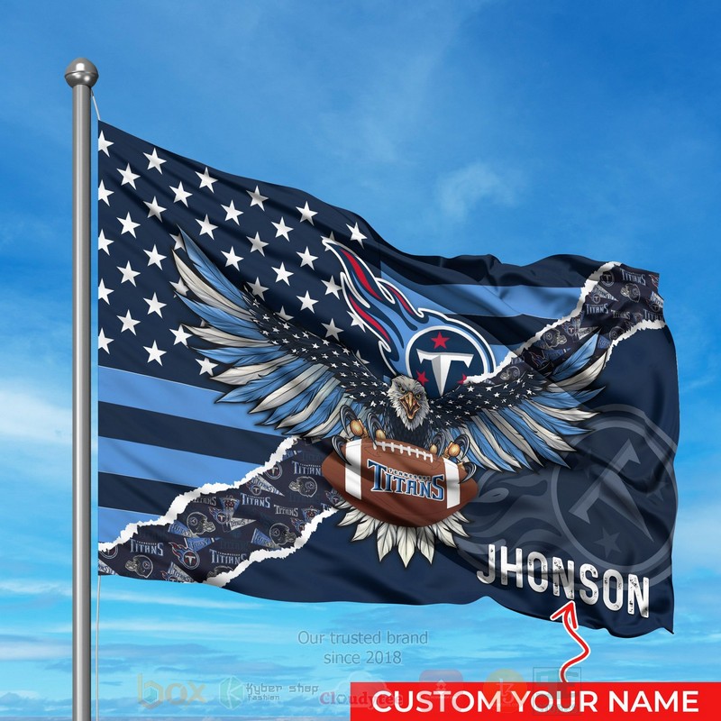BEST NFL Tennessee Titans Custom Name Luxury Flag word1