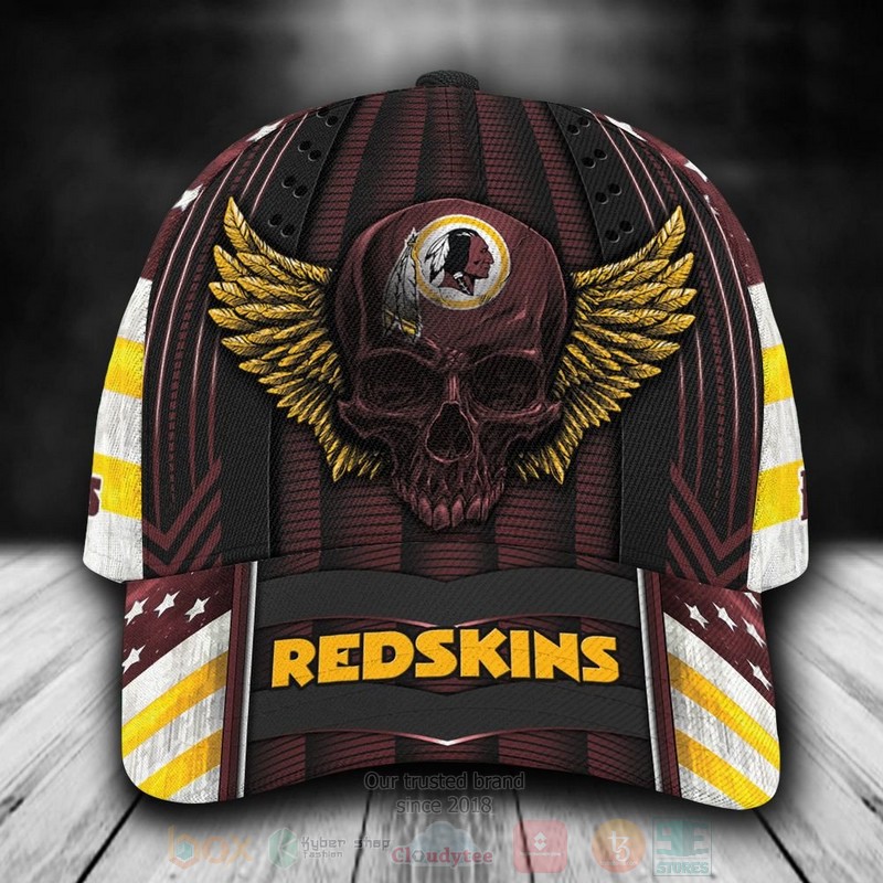 BEST Washington Redskins Skull NFL Custom Name Brown Cap Hat 1 BEST Washington Redskins Skull NFL Custom Name Brown Cap Hat word1