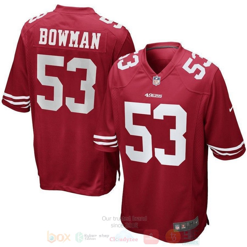BEST NaVorro Bowman San Francisco 49ers Jersey Football word2