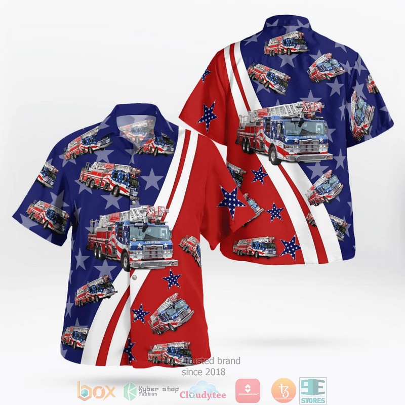 Napa Fire Department 4th Of July Hawaii 3D Shirt