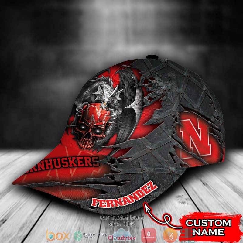Nebraska Cornhuskers Dragon NCAA1 Custom Name Cap 3 Nebraska Cornhuskers Dragon NCAA1 Custom Name Cap word2