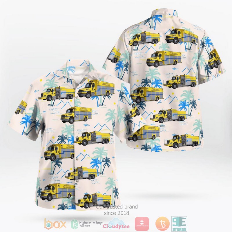 Nevada Clark County Fire Department Station 19 - Paradise Hawaii 3D Shirt word2