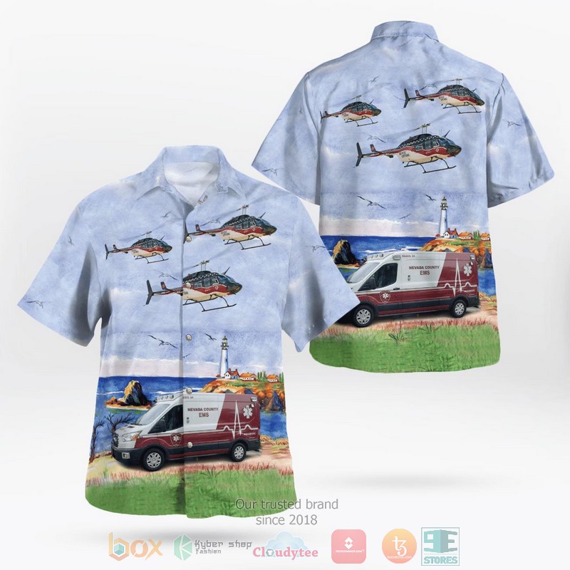 BEST Nevada County Ambulance Service Prescott Arkansas Hawaii Shirt word3
