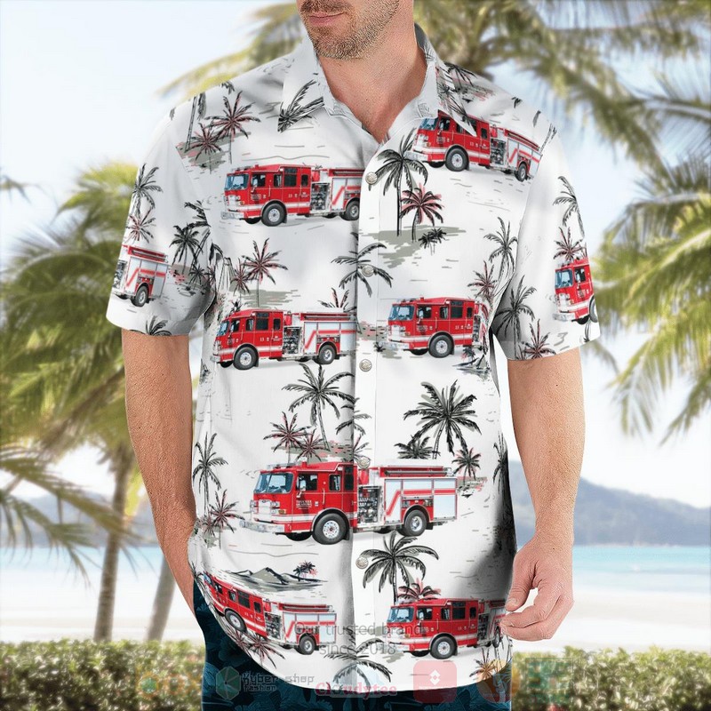 BEST Nevada, Truckee Meadows Fire Protection District Station 13-Stead 3D Aloha Shirt word3