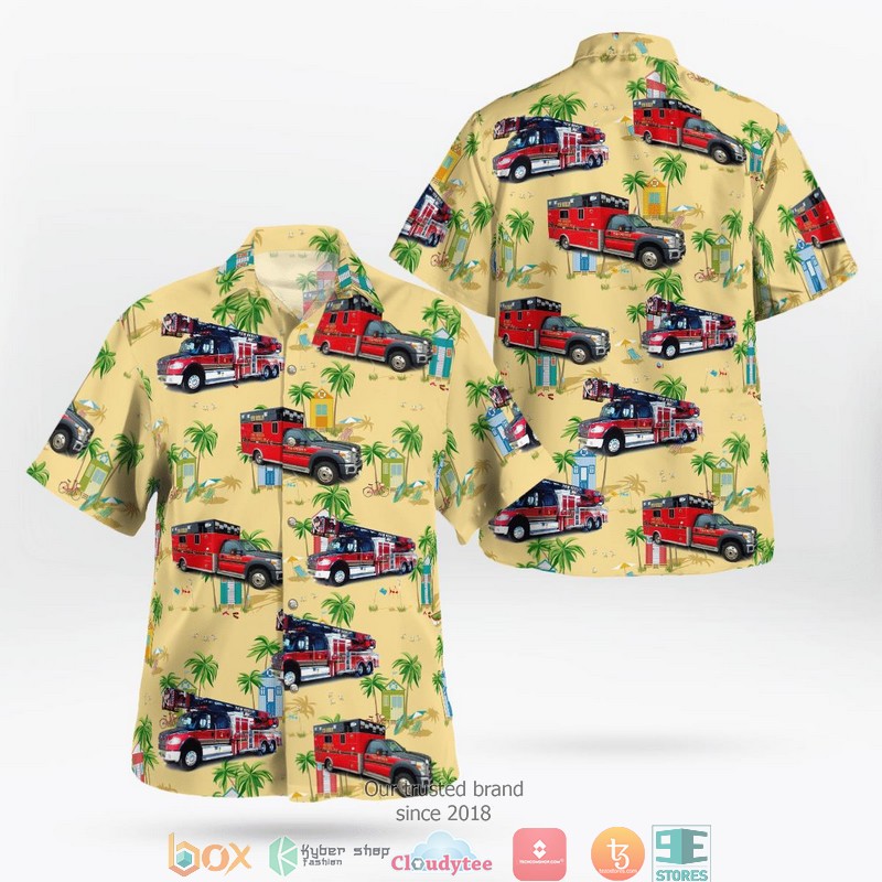 New Berlin Fire Department New Berlin Wisconsin Hawaiian Shirt