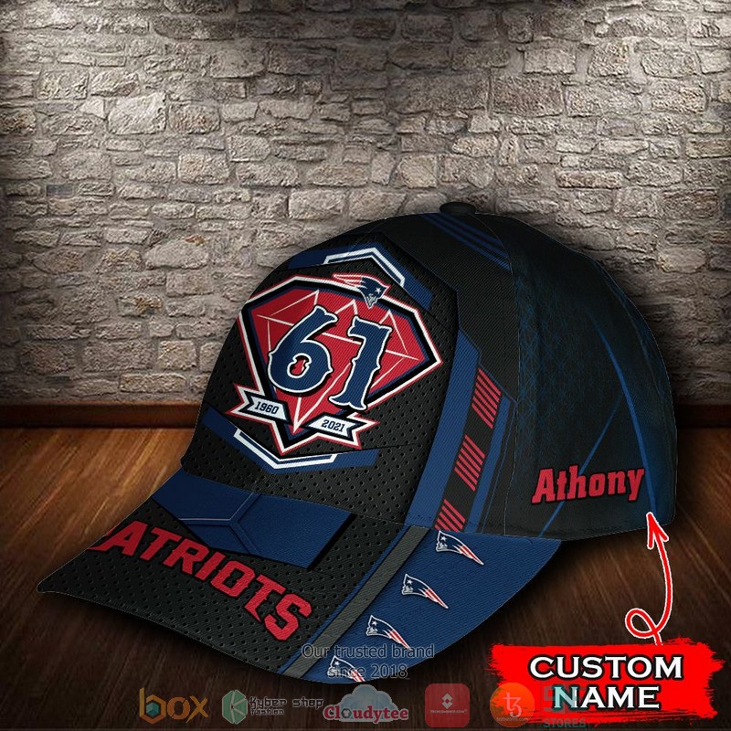New England Patriots Anniversary NFL Custom Name Cap 3 New England Patriots Anniversary NFL Custom Name Cap word1