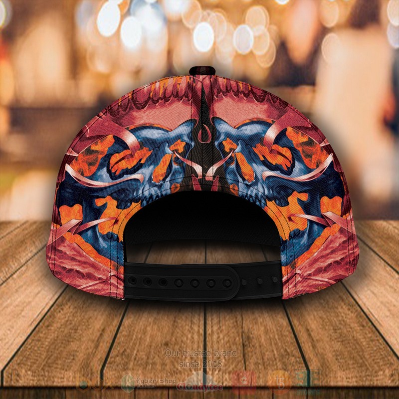 BEST New England Patriots Skull Custom Red Classic Cap 4 BEST New England Patriots Skull Custom Red Classic Cap word2