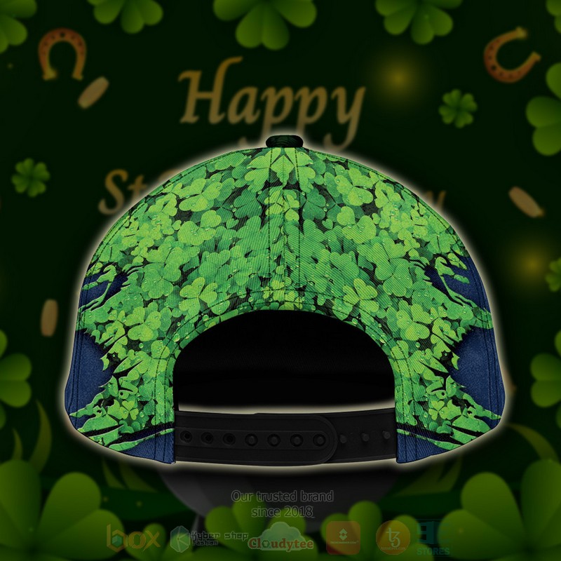 BEST New England Patriots St Patrick Day Mascot Custom Classic Cap word3