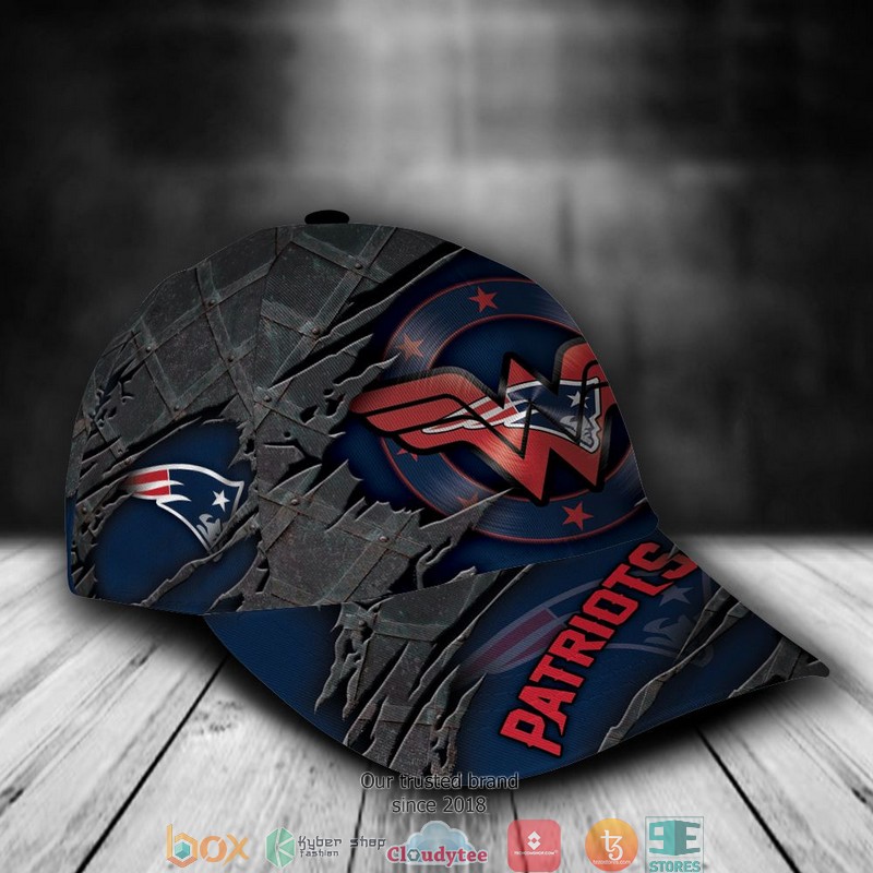 New England Patriots Wonder Woman NFL Custom Name Cap 2 New England Patriots Wonder Woman NFL Custom Name Cap word2