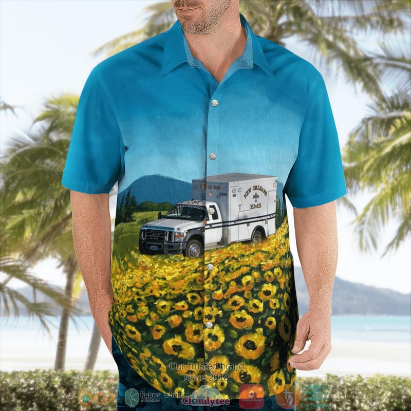 NEW New Orleans Emergency Medical Services Louisiana Ambulance Aloha Shirt 3 NEW New Orleans Emergency Medical Services Louisiana Ambulance Aloha Shirt word2