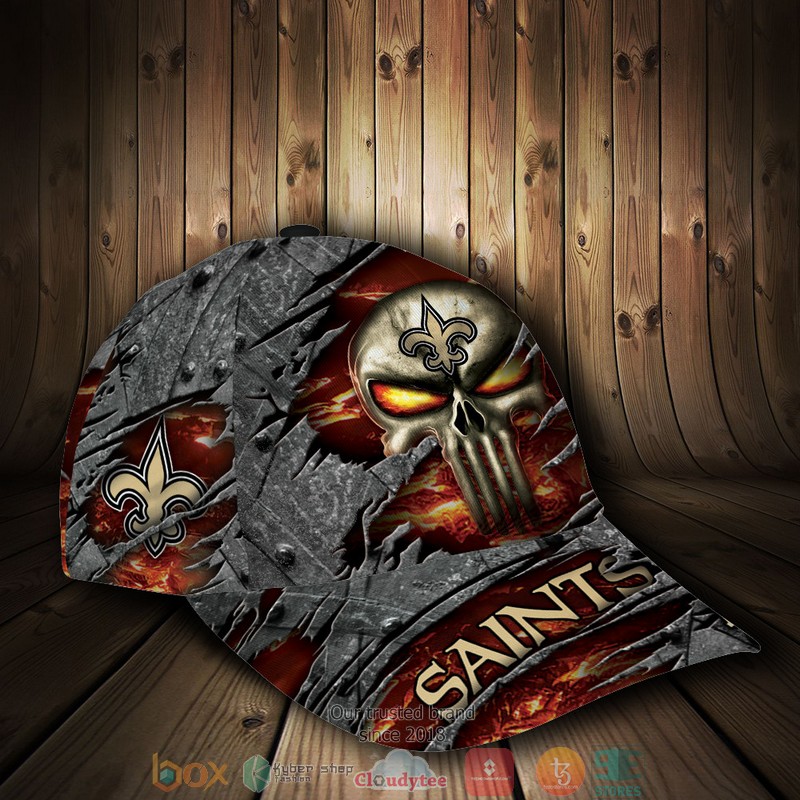 New Orleans Saints Luxury Skull NFL Custom Name Cap 2 New Orleans Saints Luxury Skull NFL Custom Name Cap word1