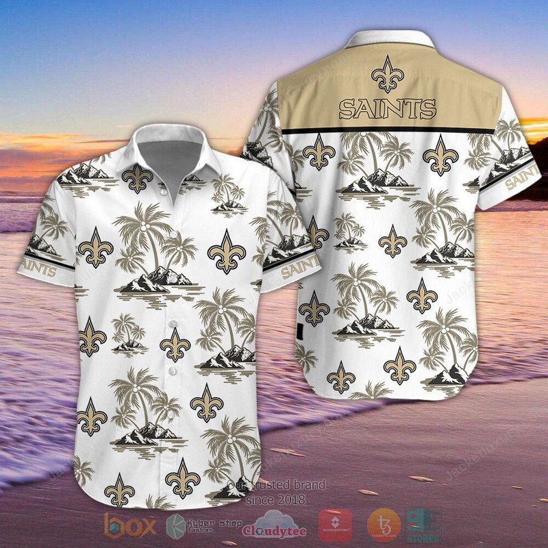HOT New Orleans Saints Hawaiian Shirt, Shorts word1