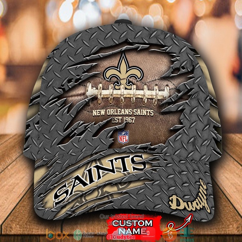 New Orleans Saints Luxury NFL Custom Name Cap 9 New Orleans Saints Luxury NFL Custom Name Cap word3