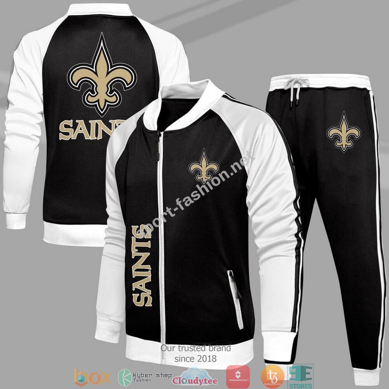 New Orleans Saints Tracksuit Jacket, Pants word1