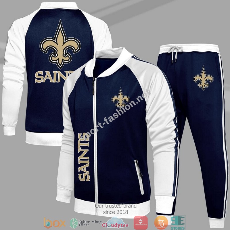 New Orleans Saints Tracksuit Jacket, Pants word1