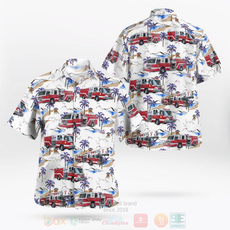 BEST New Providence Volunteer Fire Department, New Providence, New Jersey 3D Aloha Shirt word2