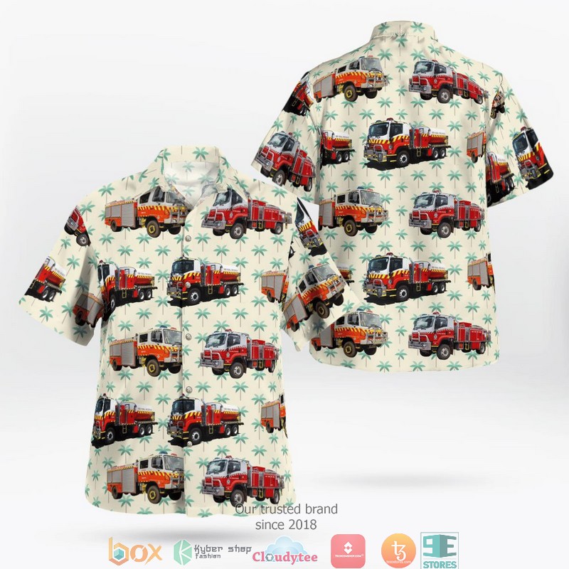 New South Wales Rural Fire Service NSW RFS Fleet Hawaiian Shirt 9 New South Wales Rural Fire Service NSW RFS Fleet Hawaiian Shirt word1
