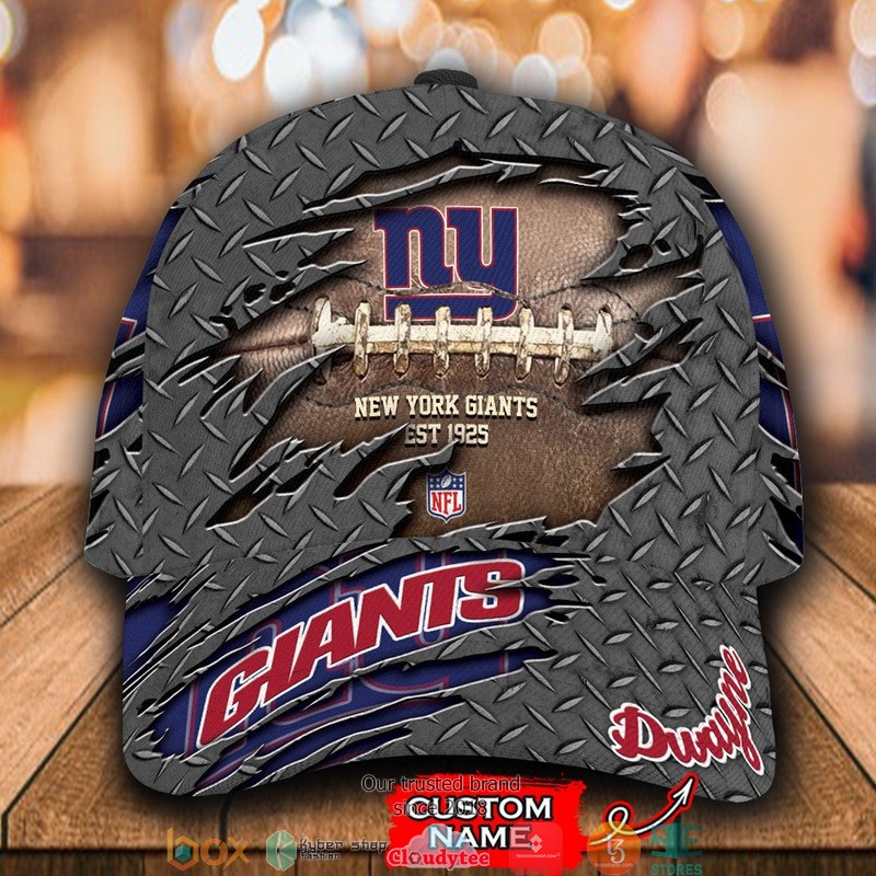 New York Giants Luxury NFL Custom Name Cap word1