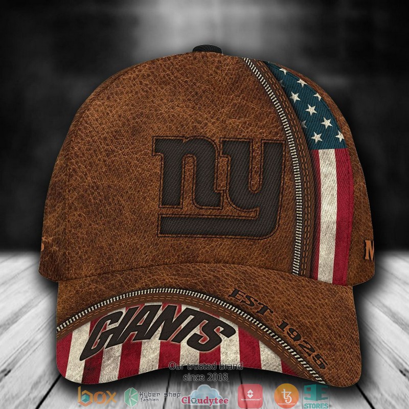 New York Giants Luxury NFL US flag Custom Name Cap 2 New York Giants Luxury NFL US flag Custom Name Cap word2