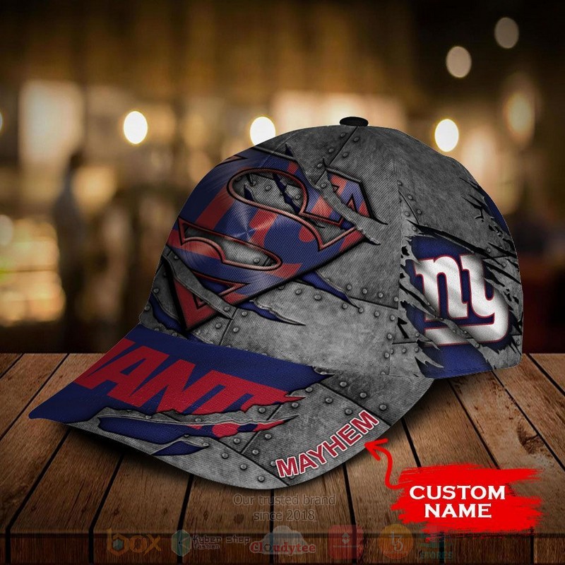 BEST New York Giants NFL Superman Custom Name Classic Cap 2 BEST New York Giants NFL Superman Custom Name Classic Cap word1
