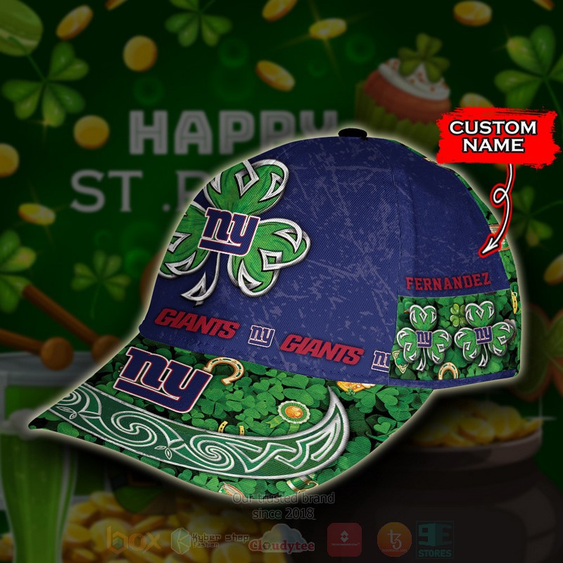 BEST New York Giants St Patrick Day Custom Classic Cap word3