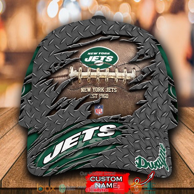New York Jets Luxury NFL Custom Name Cap word1