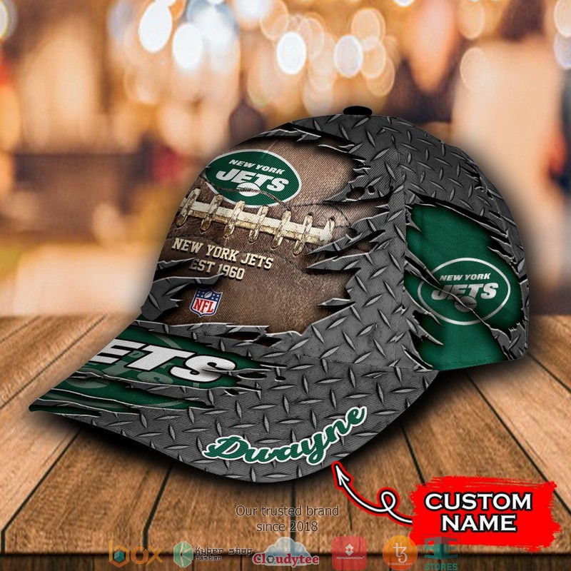 New York Jets Luxury NFL Custom Name Cap 3 New York Jets Luxury NFL Custom Name Cap word1