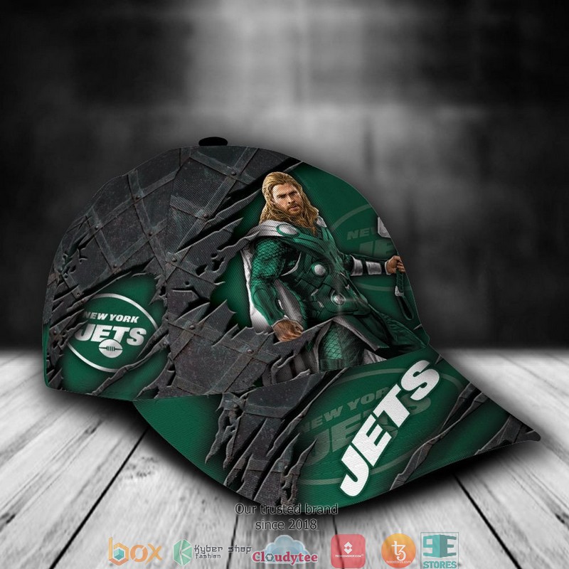 New York Jets Thor NFL Custom Name Cap 2 New York Jets Thor NFL Custom Name Cap word3