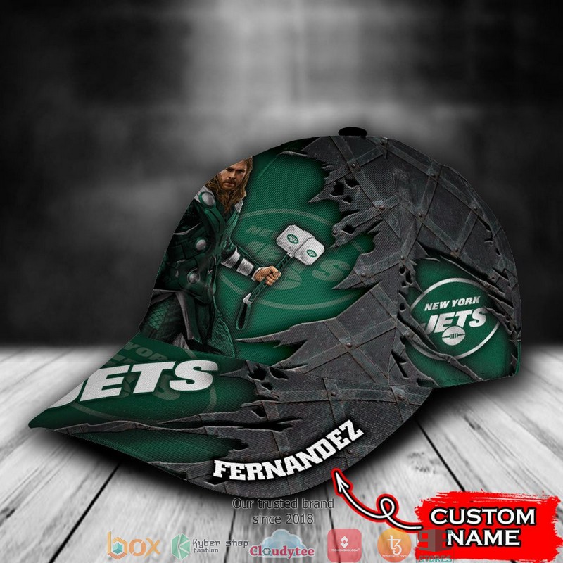 New York Jets Thor NFL Custom Name Cap 3 New York Jets Thor NFL Custom Name Cap word3