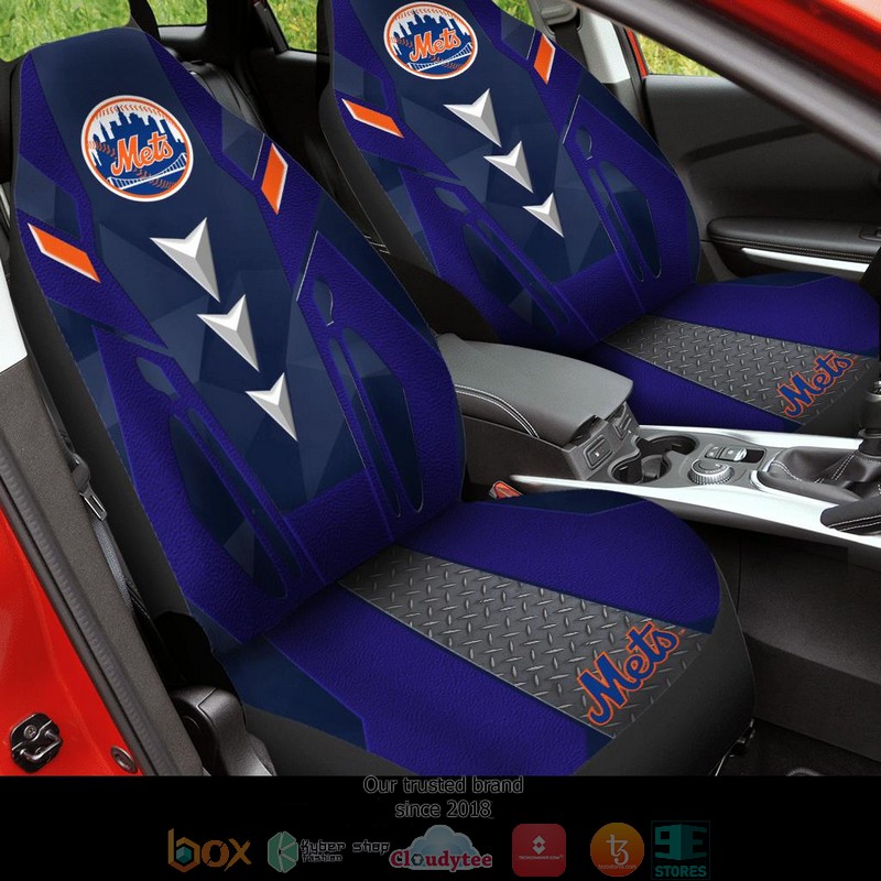 New York Mets Dark Blue Limited Car Seat Covers