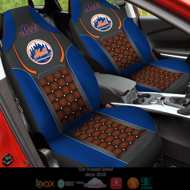 New York Mets Navy Blue Limited Car Seat Covers