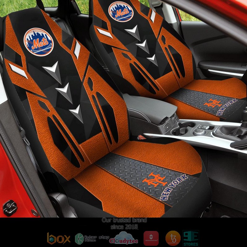 New York Mets twinkle orange Limited Car Seat Covers