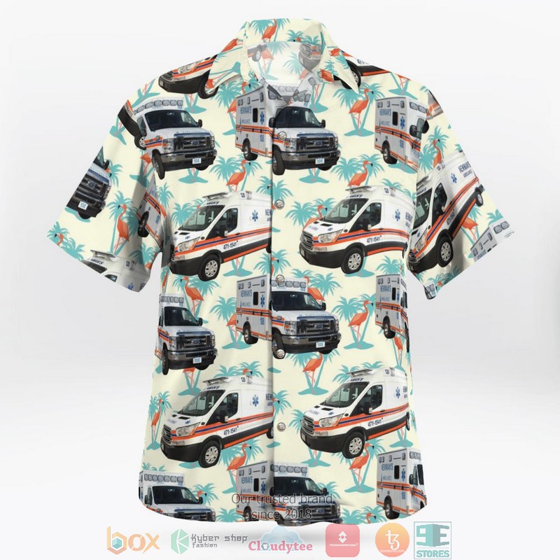 NEW Newman's Ambulance Mobile Alabama Fleet Aloha Shirt 2 NEW Newman's Ambulance Mobile Alabama Fleet Aloha Shirt word3