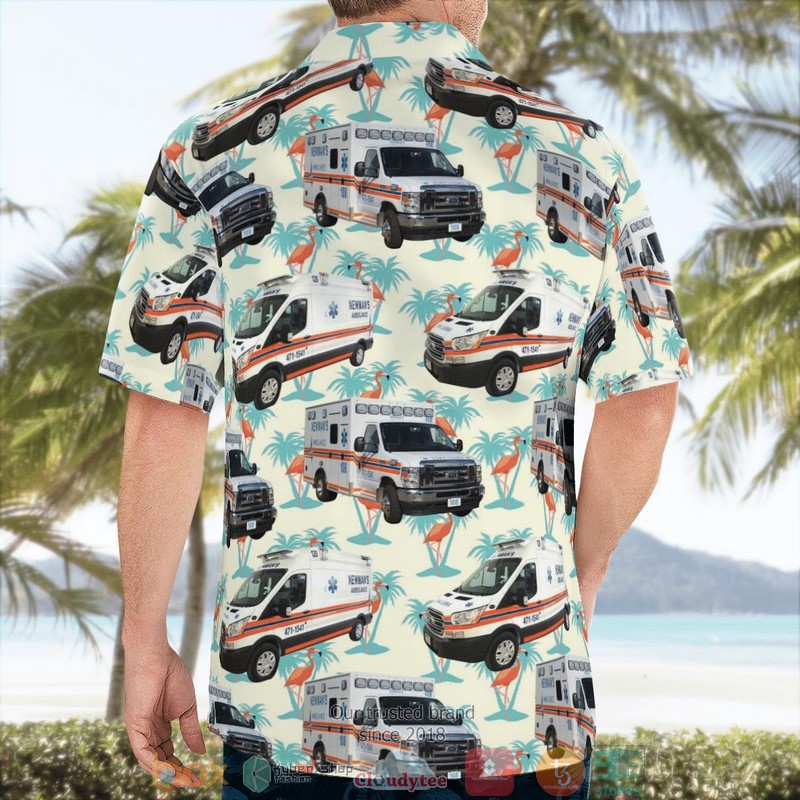 NEW Newman's Ambulance Mobile Alabama Fleet Aloha Shirt 4 NEW Newman's Ambulance Mobile Alabama Fleet Aloha Shirt word3