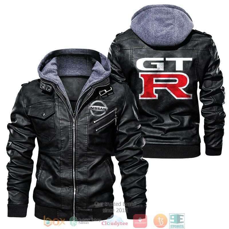 NEW Nissan Skyline GTR PU Leather Jacket 2 NEW Nissan Skyline GTR PU Leather Jacket word2