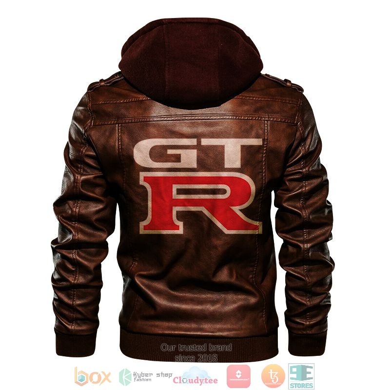 NEW Nissan Skyline GTR PU Leather Jacket 4 NEW Nissan Skyline GTR PU Leather Jacket word2