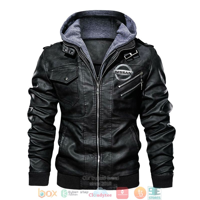NEW Nissan Skyline GTR PU Leather Jacket 5 NEW Nissan Skyline GTR PU Leather Jacket word2