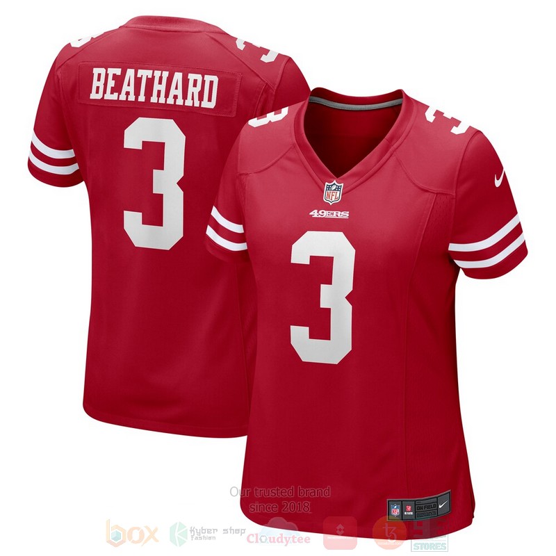BEST San Francisco 49ers C.J. Beathard Scarlet Jersey Football