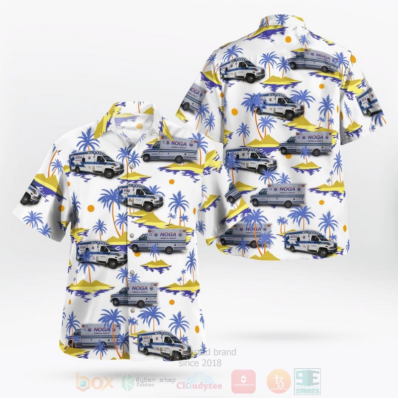 BEST Noga Ambulance EMS, New Castle, Pennsylvania 3D Aloha Shirt 9 BEST Noga Ambulance EMS, New Castle, Pennsylvania 3D Aloha Shirt word3