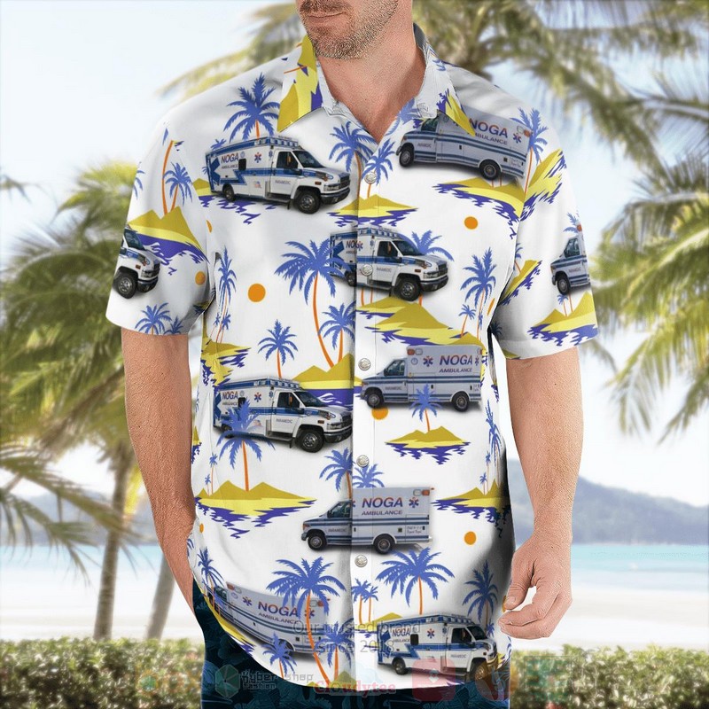 BEST Noga Ambulance EMS, New Castle, Pennsylvania 3D Aloha Shirt 3 BEST Noga Ambulance EMS, New Castle, Pennsylvania 3D Aloha Shirt word3