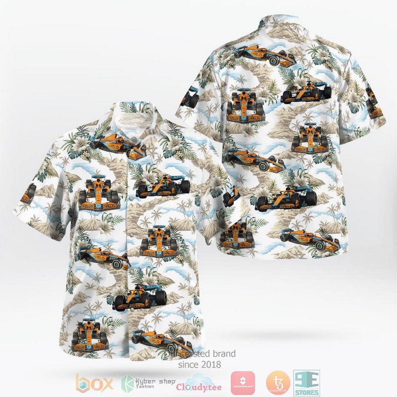 Norris 2022 Mclaren F1 MCL36 Formula 1 Hawaiian Shirt word2