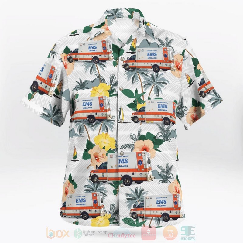 BEST North Carolina, Alexander County EMS 3D Aloha Shirt 3 BEST North Carolina, Alexander County EMS 3D Aloha Shirt word1